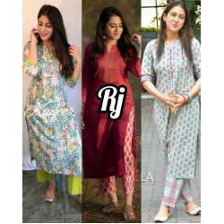 3 full stitched dress combo 8108